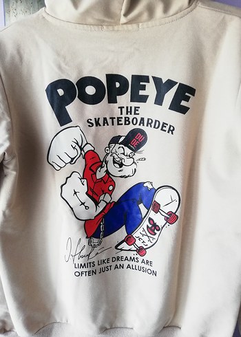 Diğer Bej erkek çocuk Kapüşonlu Sweatshirt