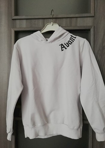 Avant Baskılı Beyaz erkek çocuk Sweatshirt