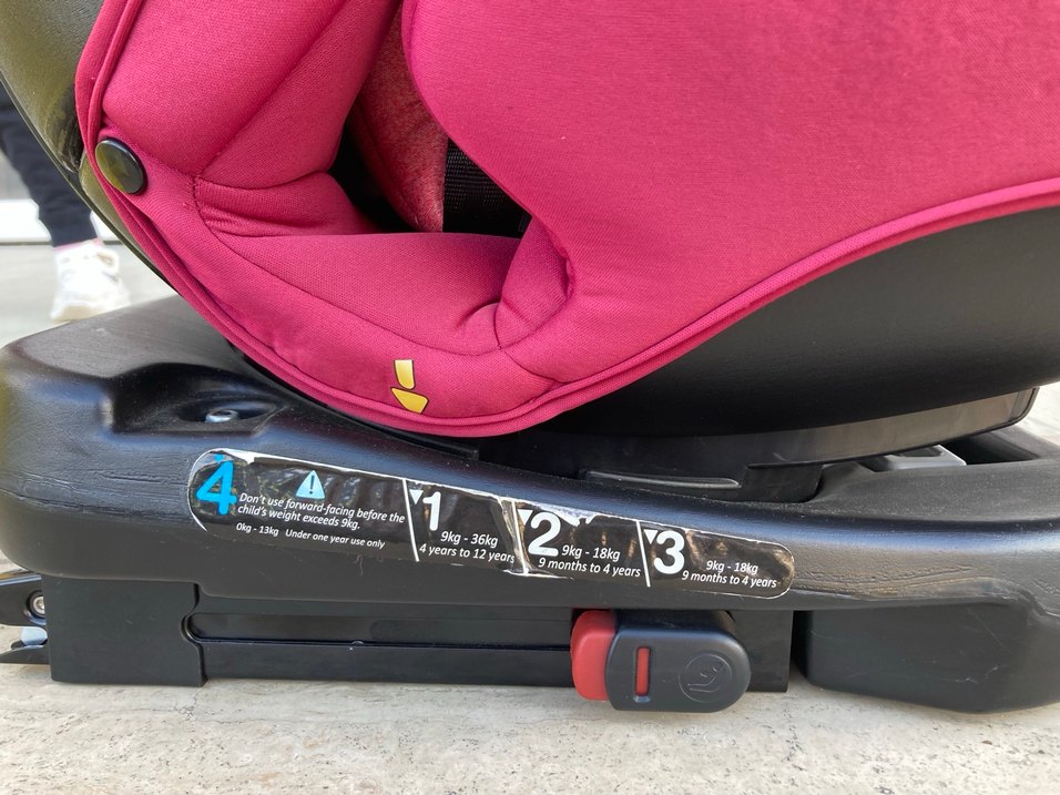 Pembe Çocuk Araba Koltuğu isofixli - Görsel 5