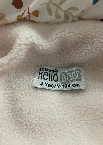 Kız Çocuk Kapüşonlu Baskılı Mont - Görsel 3