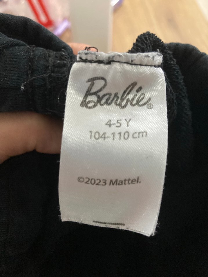 Kız Çocuk Siyah Barbie Baskılı Sweatshirt - Görsel 3