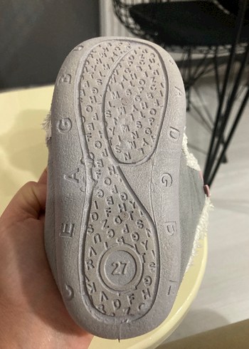 Çocuk Gri panduf anaokulu ve kreş için - Görsel 4