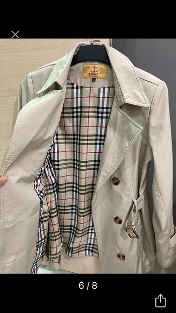 Trençkot Kadın - Görsel 6