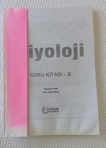 Biyoloji Soru Kitabı - B Palme Yayınları