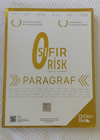 Sıfır Risk Paragraf Soru Bankası