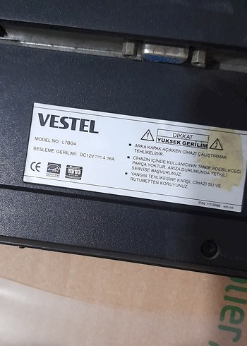 Siyah Vestel Monitör - Görsel 8
