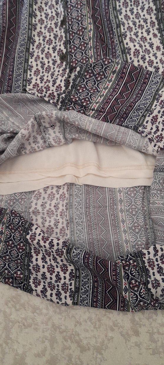 Bohem Çok Renkli Uzun Kadın Etek - Görsel 2