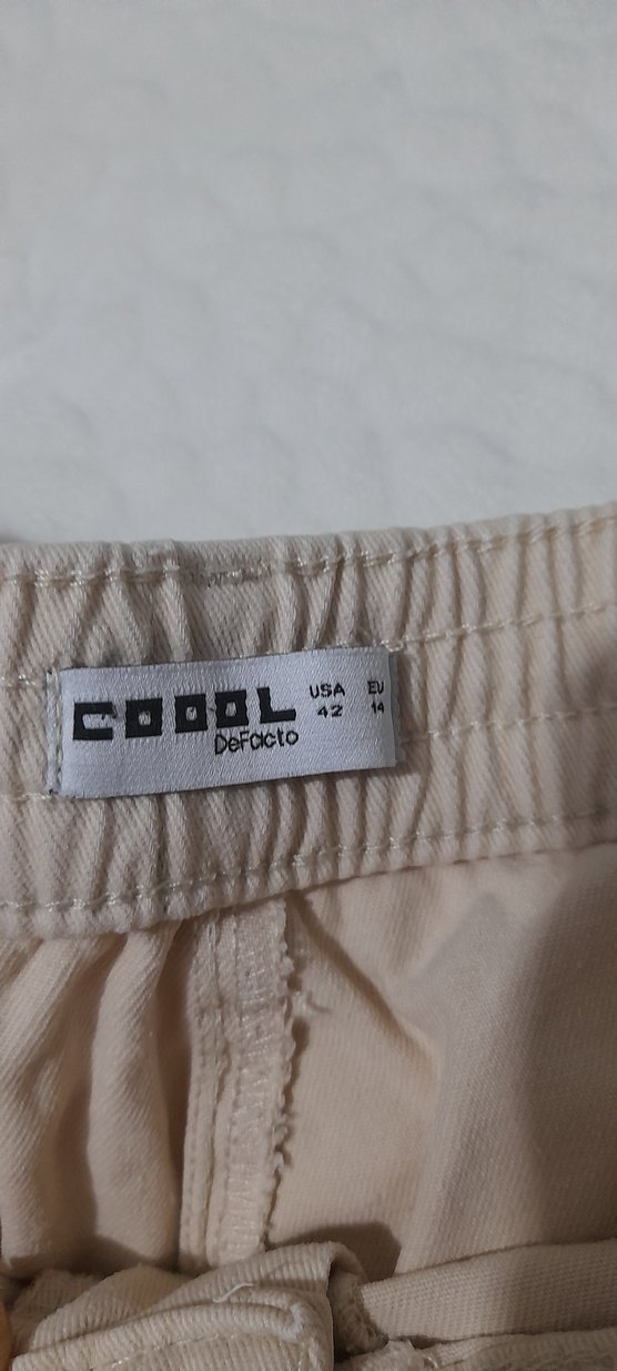 defacto kadın cool kargo tip pantolon - Görsel 5