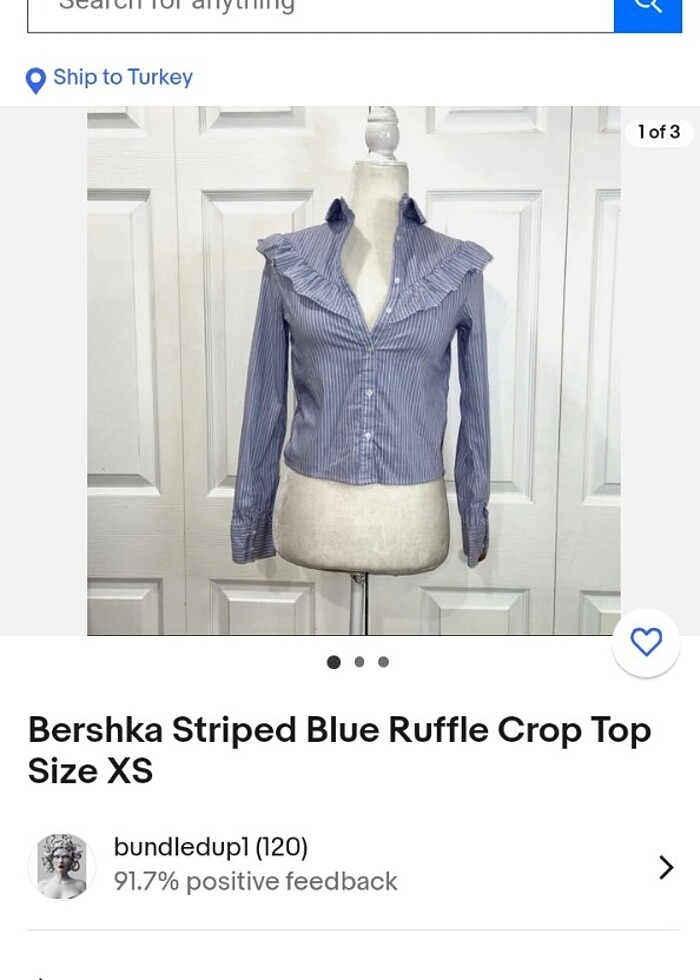 Bershka kadın kısa gömlek - Görsel 4