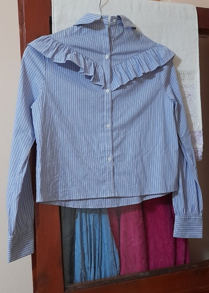 Bershka kadın kısa gömlek - Görsel 2