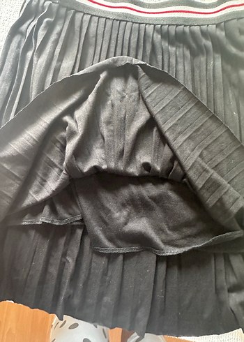 Pilili Siyah Midi Hamile Eteği - Görsel 3