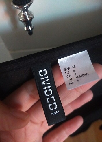 36 Beden H&M kadife elbise