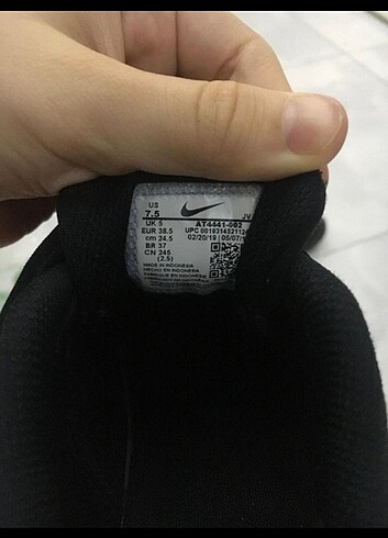 38,5 Beden siyah Renk Nike victory 38.5