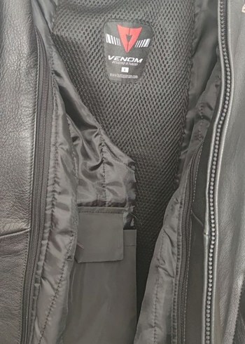 Siyah Deri Biker Ceket - Görsel 2