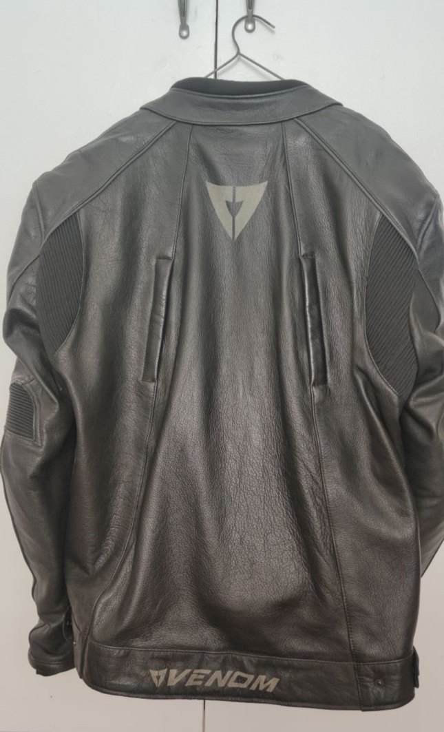 Siyah Deri Biker Ceket - Görsel 4