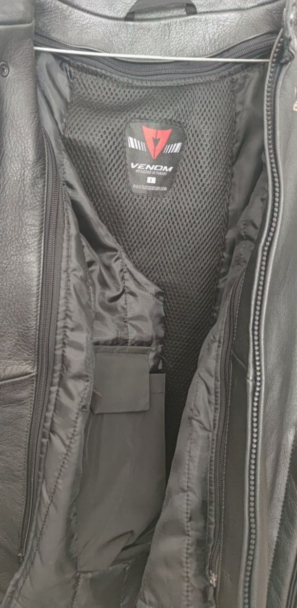 Siyah Deri Biker Ceket - Görsel 2