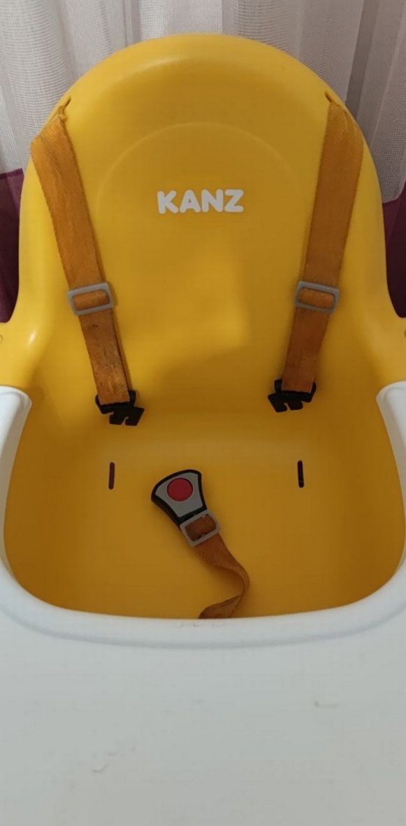 KANZ Sarı Bebek Mama Sandalyesi - Görsel 2