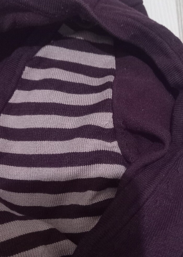 Uzun kollu triko kazak - Görsel 3