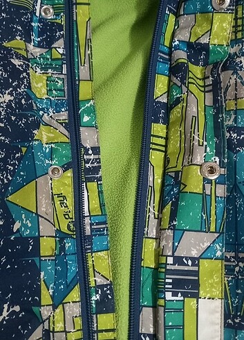 Renkli çocuk montu - Görsel 5