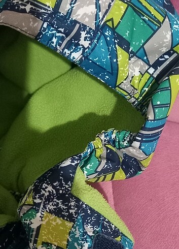 Renkli çocuk montu - Görsel 6