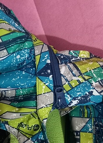 Renkli çocuk montu - Görsel 7