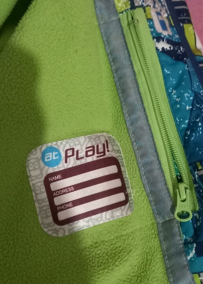 Renkli çocuk montu - Görsel 2