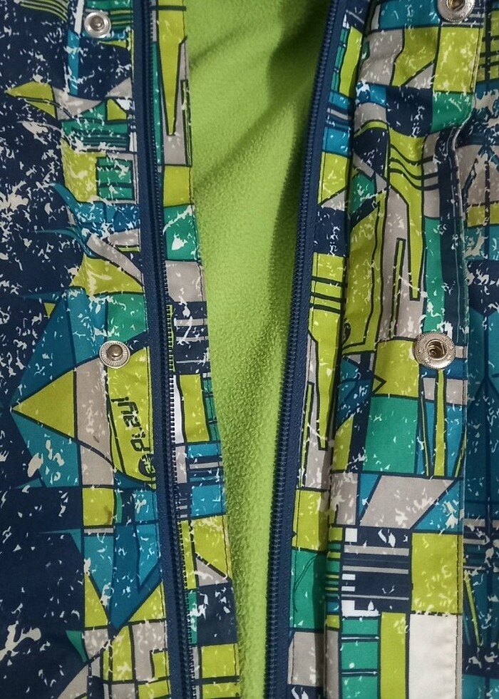 Renkli çocuk montu - Görsel 5