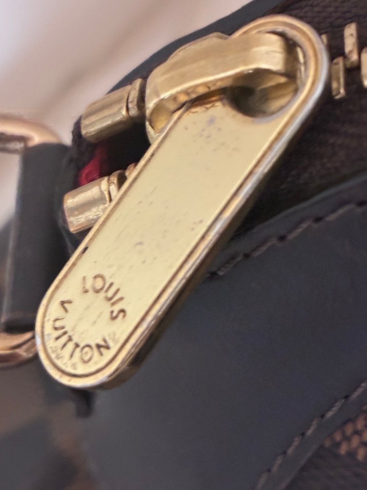 Kahverengi Kareli Deri Kadın Çanta - Görsel 4