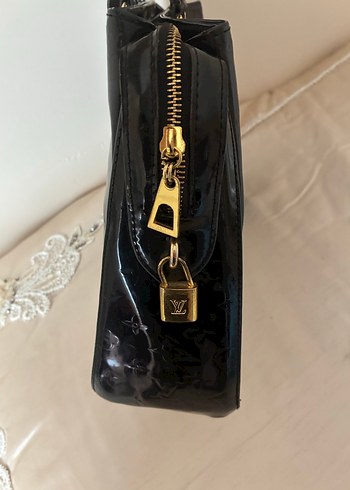 Klasik Siyah Deri Kadın Çanta - Görsel 3