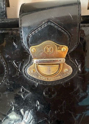 Klasik Siyah Deri Kadın Çanta - Görsel 2