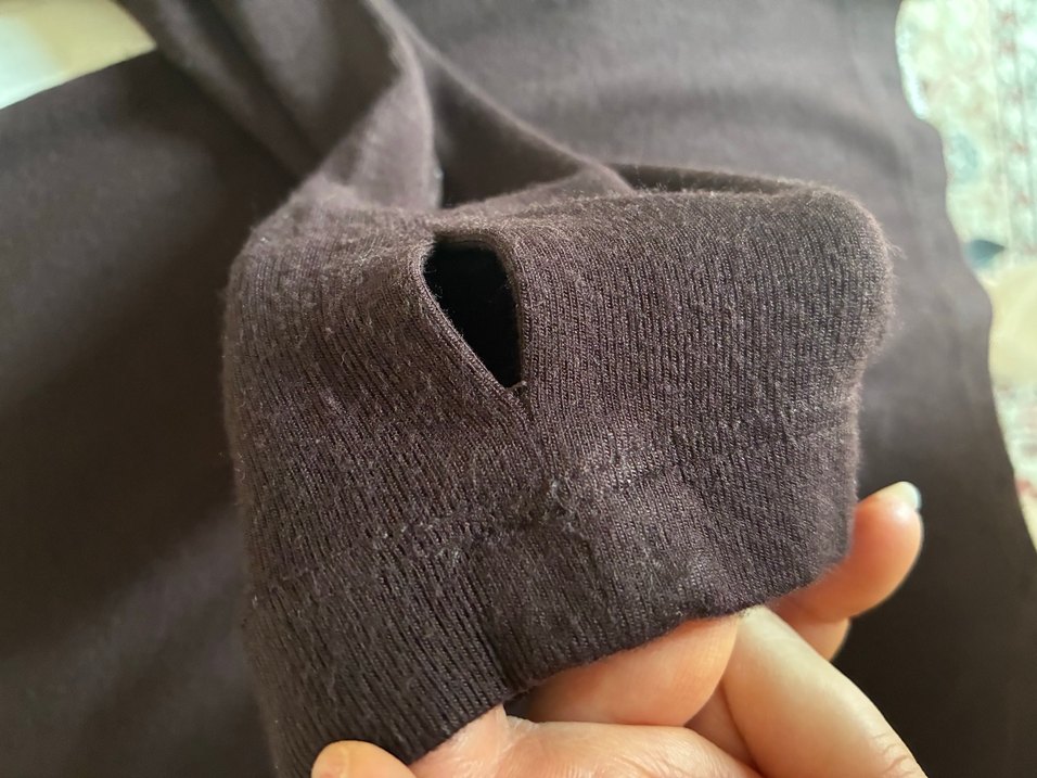 Kahve rengiUzun Kollu Kadın üst - Görsel 4