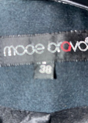 Düğmeli lacivert Kadın Blazer Ceket - Görsel 4