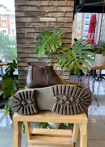 Kahverengi Deri Erkek Bot - Görsel 3