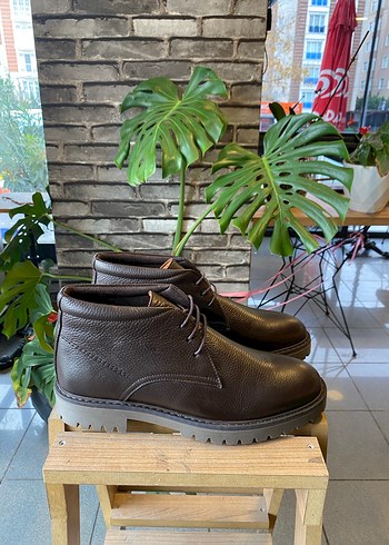 Kahverengi Deri Erkek Bot - Görsel 5