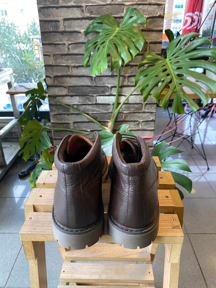 Kahverengi Deri Erkek Bot - Görsel 3