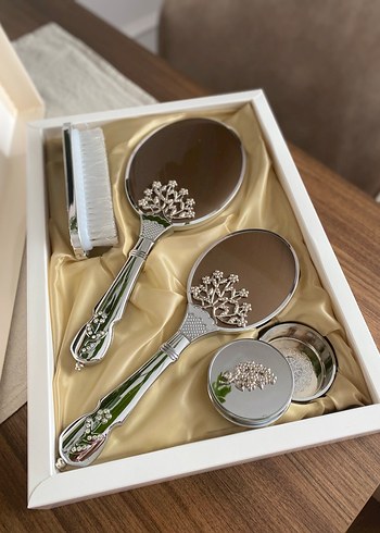 Altın Renkli Vintage Düğün Aksesuar Seti - Görsel 2