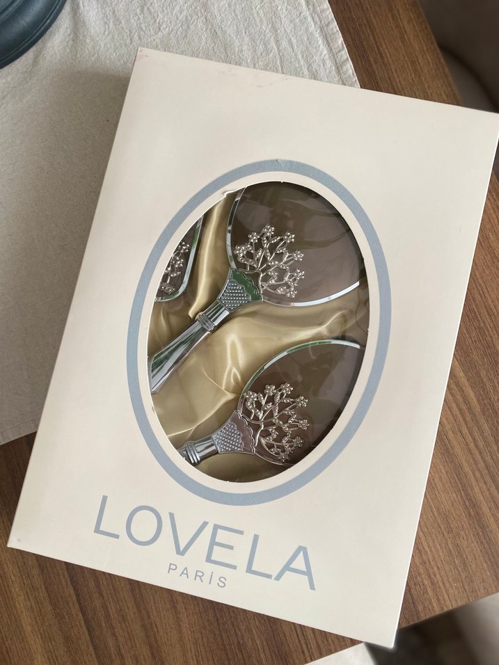 Altın Renkli Vintage Düğün Aksesuar Seti - Görsel 4