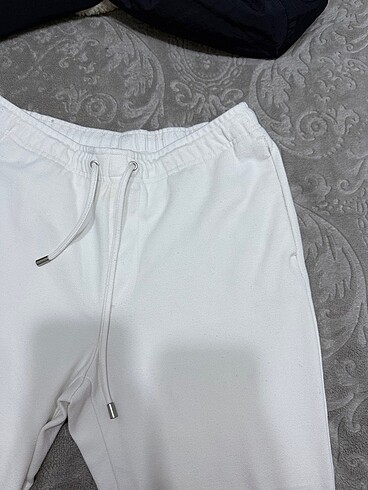 Zara Erkek Beyaz Havuç Tipi Pantolon - Görsel 2