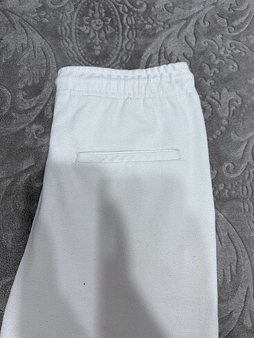 Zara Erkek Beyaz Havuç Tipi Pantolon - Görsel 4