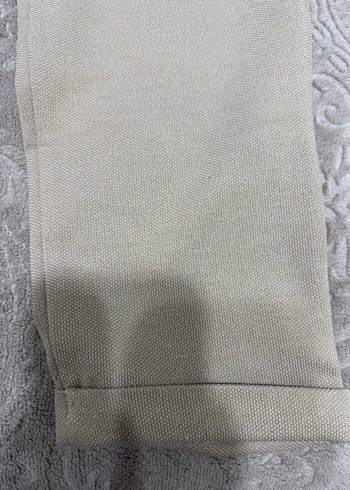 Zara Erkek Havuç Tipi Pantolon Krem - Görsel 4