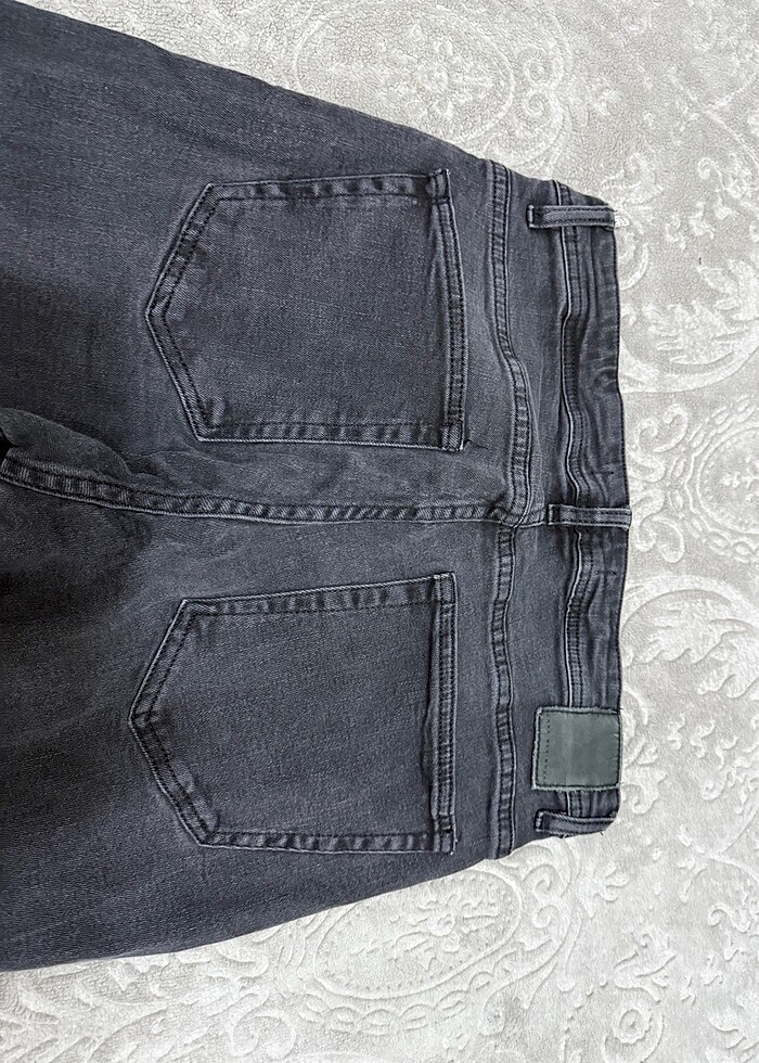 Zara Erkek Antrasit Kot Pantolon - Görsel 3