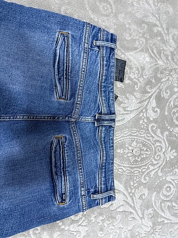 Zara Erkek Yırtık Kot Pantolon Mavi - Görsel 4