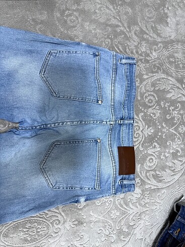 Zara Erkek Düz Kot Buz Mavisi - Görsel 3