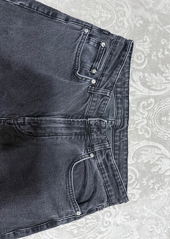 Zara Erkek Düz Kot Pantolon - Görsel 2