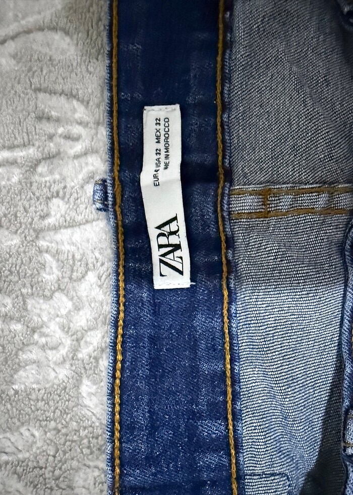 Zara Erkek Düz Kot Pantolon - Görsel 2