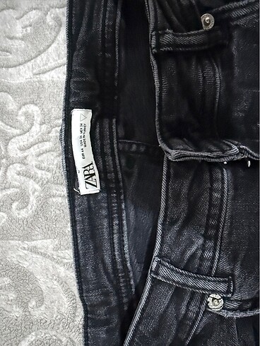 Zara Erkek Düz Pantolon/Jean Siyah - Görsel 2