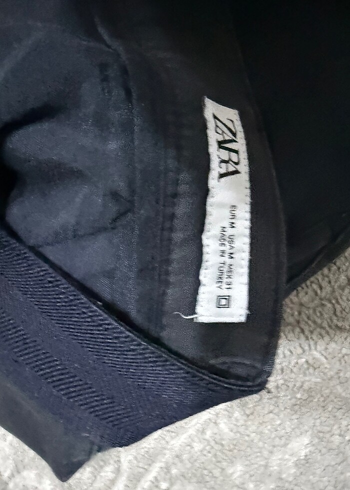 Zara Erkek Kumaş Pantolon Siyah - Görsel 2