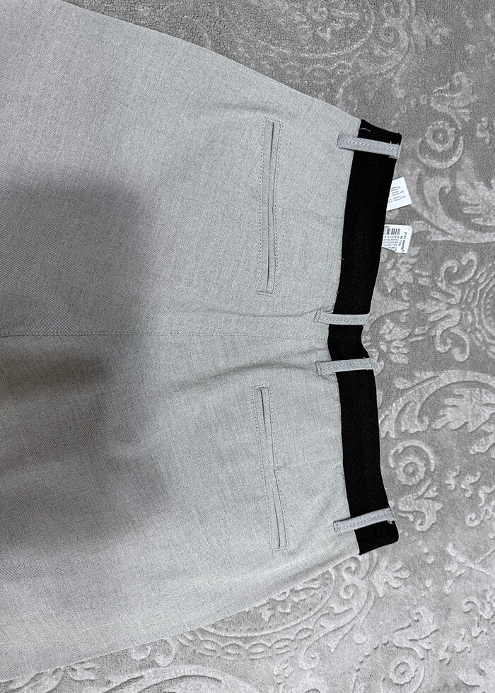 Zara Erkek Gri Kumaş Pantolon - Görsel 3