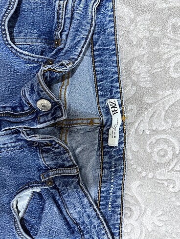 Zara Erkek Düz Pantolon Mavi - Görsel 2