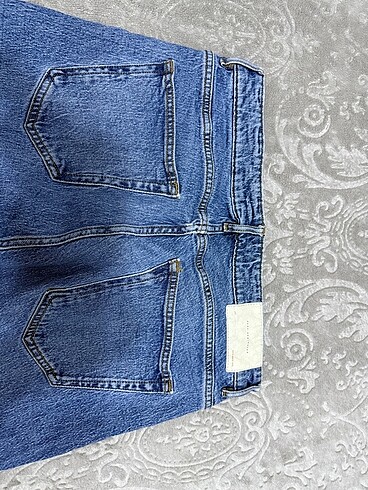 Zara Erkek Düz Pantolon Mavi - Görsel 3